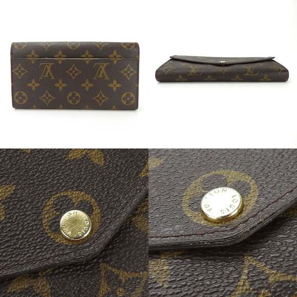 LOUIS VUITTON Bifold Long Wallet Portefeuille Sala M60531 Monogram Accessorie... - Picture 4 of 10